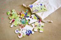 Image 2 of 15 Piece Wooden Jigsaw Puzzle - Sunday Bike Ride