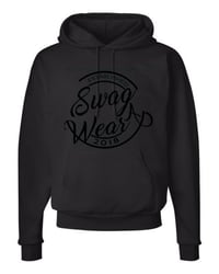 Swagalwear Black on Black  hoodie 