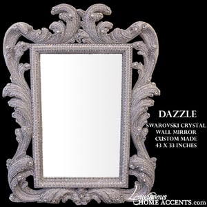 Image of Swarovski Crystal Wall  Mirror
