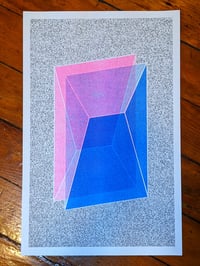 Vis-a-Vis Risograph Print