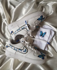 Image 1 of NIKE AIR FORCE 1s BUTTERFLY SNEAKERS 