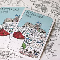 Image 1 of Hello Astypalaia Postcard