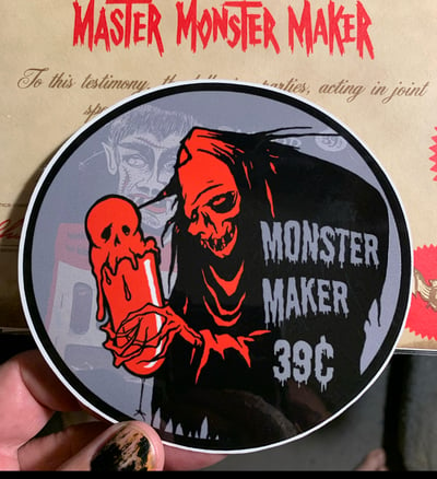 Image of New Monster maker sticker 
