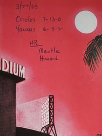 Image 5 of MIAMI STADIUM PROGRAM ART PRINT (11x17)