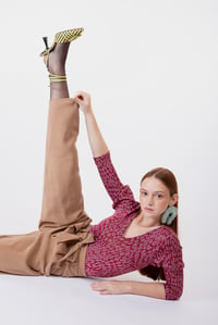 Image 1 of PANTALONE PILLY MARRONE €137 - 70%