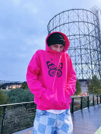 Image 3 of HOODIE FUCSIA