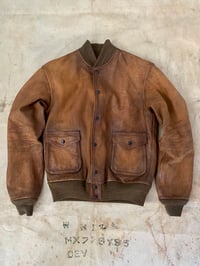 Image 1 of RRL TYPE A-1 REVERSIBLE LEATHER BOMBER JACKET