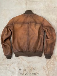 Image 2 of RRL TYPE A-1 REVERSIBLE LEATHER BOMBER JACKET