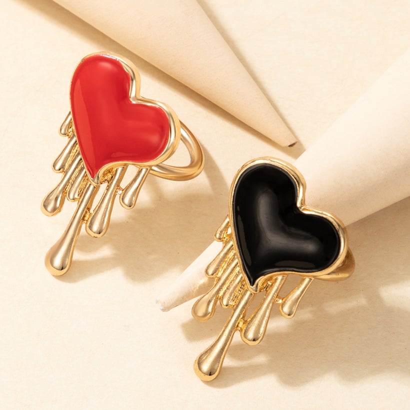 Image of Melting Hearts Ring Set