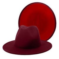 Image 1 of Unisex Wool Wide Brim Fedoras