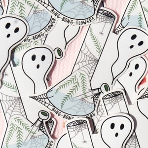 Image of Ghost in Smoke Sticker