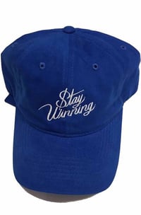 Image 1 of Stay Winning Royal/White Dad Hat