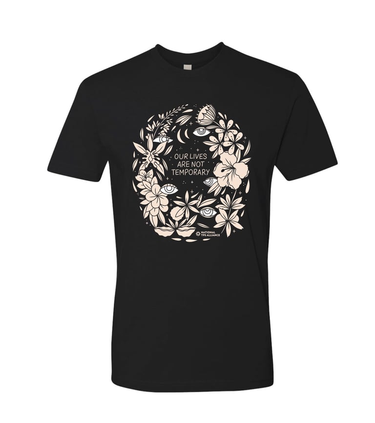 "Our Lives Are Not Temporary" Black T-Shirt by the Cosmic Feminist Image 4