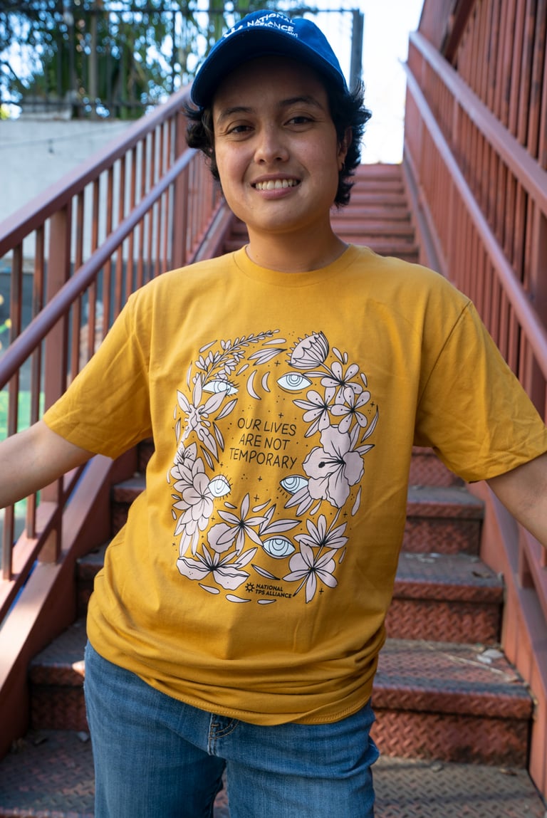 "Our Lives Are Not Temporary" Gold T-Shirt by the Cosmic Feminist Image 3