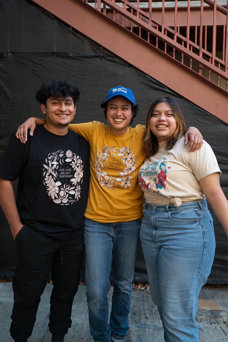 "Our Lives Are Not Temporary" Gold T-Shirt by the Cosmic Feminist Image 2