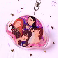Aespa Next Level Glitter Acrylic Keychain 