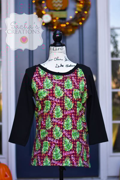 Image of Women's Fa-La-La Raglan Tee