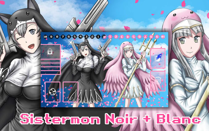 Image of Sistermon Noir & Blanc Playmat