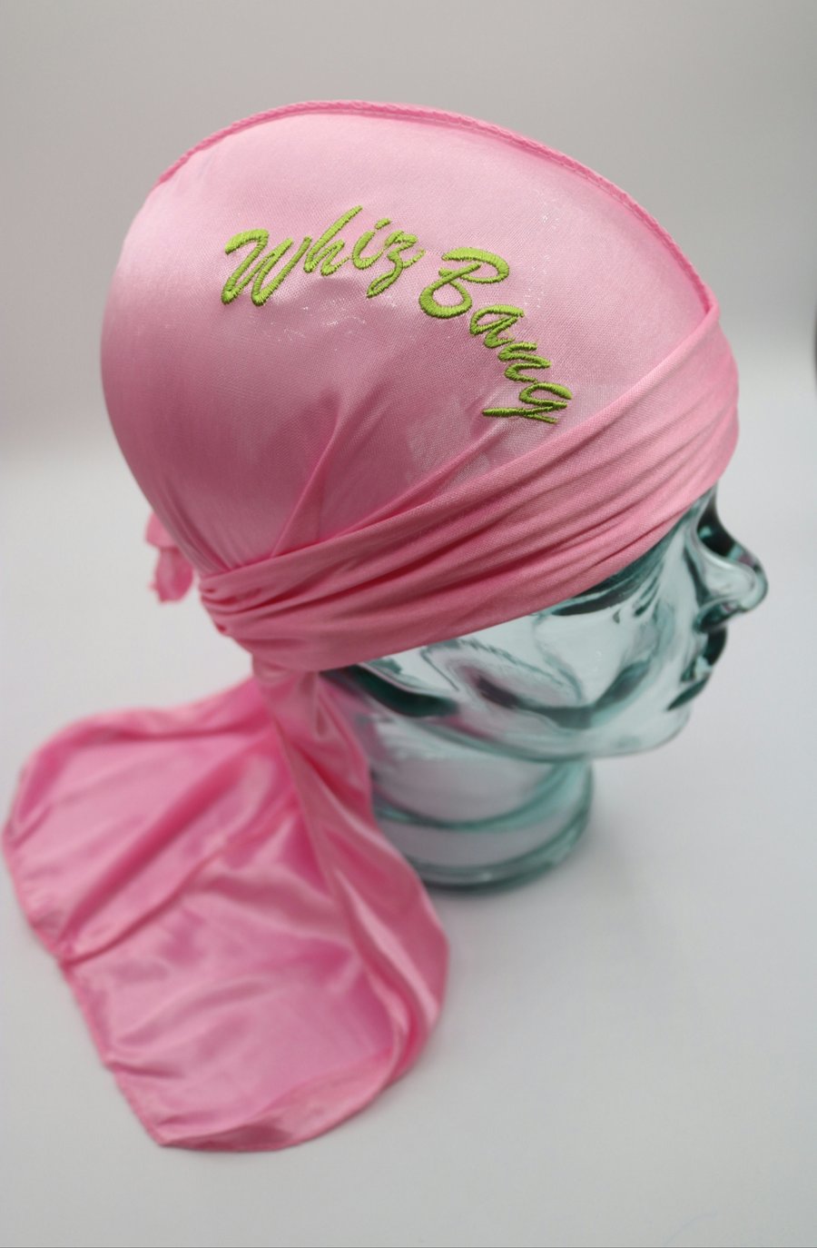 Image of Classic Silk Durag - Pink & Green