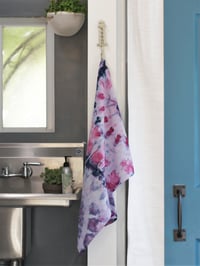 Image 1 of Ice-dyed Tea Towel Set in Rhododendron