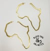 Jumbo Africa Map Outline Earrings