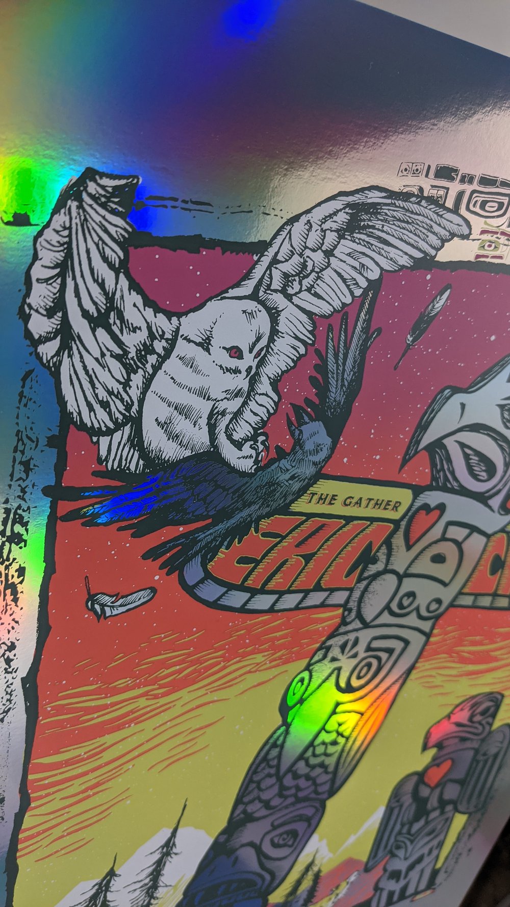 Eric Church, "Gather Again Tour". Vancouver, BC ** Rainbow Foil Variant **