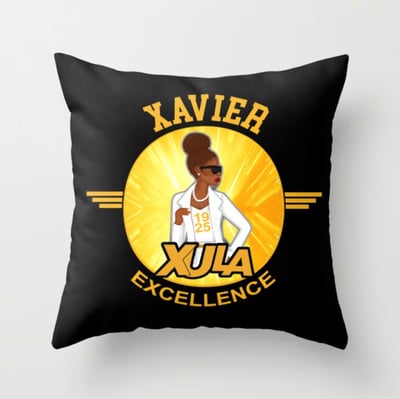Image of Xavier Excellence Throw Pillow