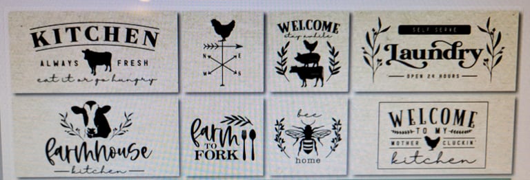 Welcome to our Farmhouse & Farm Sweet Farm  Floursack Kitchen Towels - The  Creative Mutt