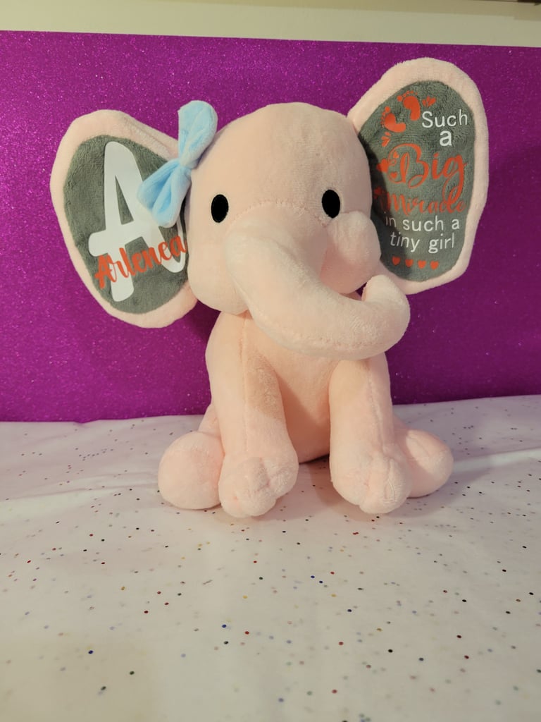 Birth Announcement Elephant Image 4