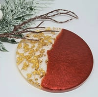 Image 3 of Festive Gold Leaf Coasters