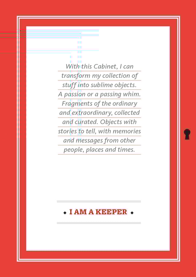 Moth Cabinet of Curiosity: I Am A Keeper.