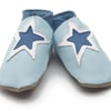 Starchild Baby Blue Star Soft Shoes