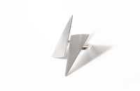 Image 3 of ORIGAMI Ring - Silver or OX.