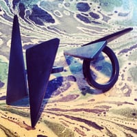 Image 5 of ORIGAMI Ring - Silver or OX.