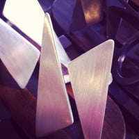 Image 4 of ORIGAMI Ring - Silver or OX.