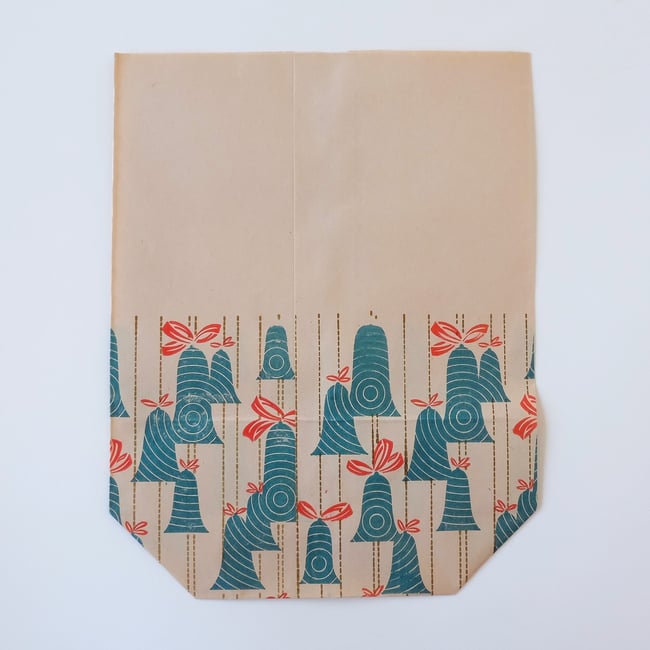 Vintage Christmas Paper Bags