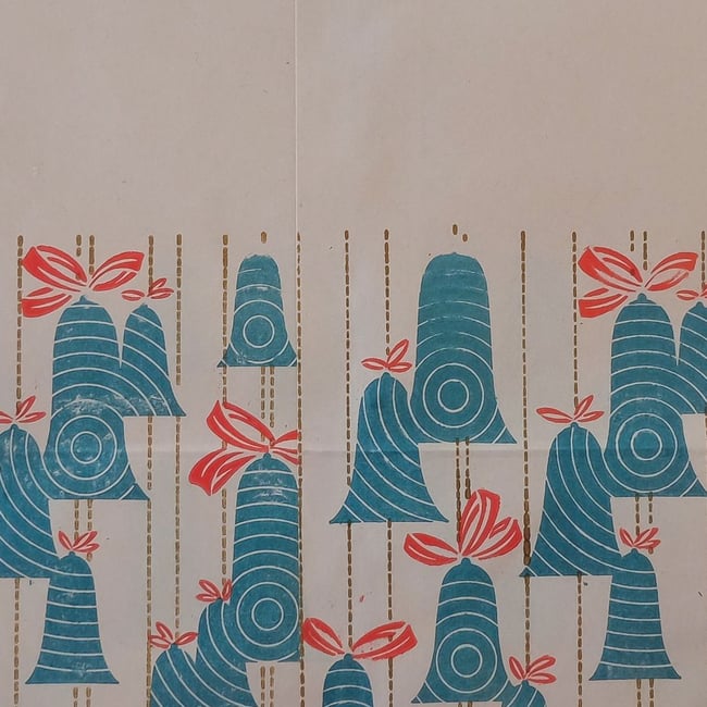 Vintage Christmas Paper Bags