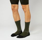 Image of FINGERSCROSSED MERINO WINTER OLIVE Socks