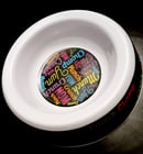 Image 1 of Melamine Cat Bowl- Chomp/Tasty