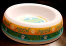 Image 2 of Melamine "Meow" Cat Bowl