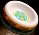 Image 3 of Melamine "Meow" Cat Bowl