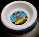 Image 1 of Melamine "Fish-N-Kitty" Cat Bowl 