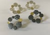 Mosaic post earrings