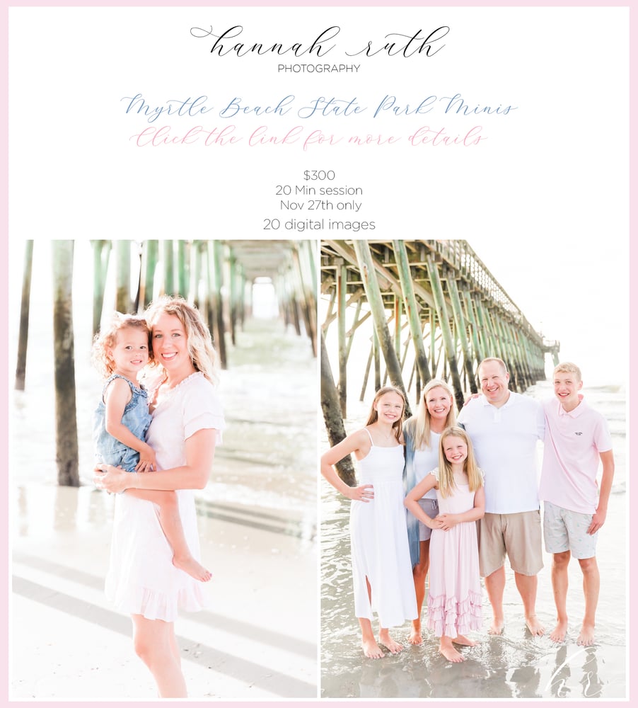 Image of Nov 27 Myrtle Beach State Park Mini Sessions