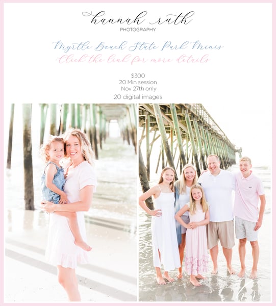 Image of Nov 27 Myrtle Beach State Park Mini Sessions