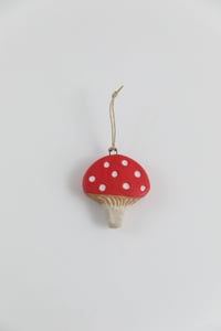 Image 2 of Red Mushroom Ornament