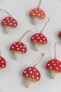 Image 1 of Red Mushroom Ornament