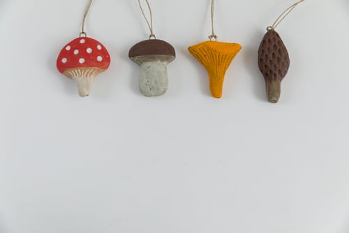 Image of Chanterelle Mushroom Ornament