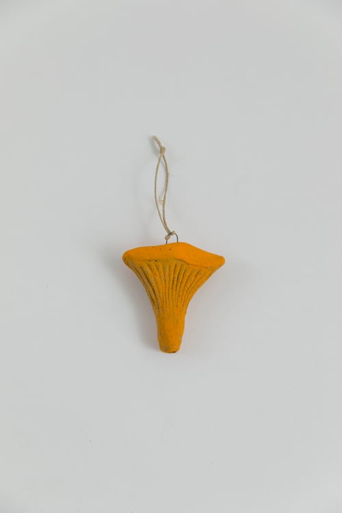 Image of Chanterelle Mushroom Ornament