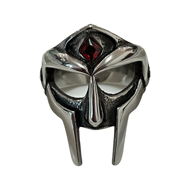 MF DOOM Ring Mask Gladiator Stainless Steel Silver Ring 1pc